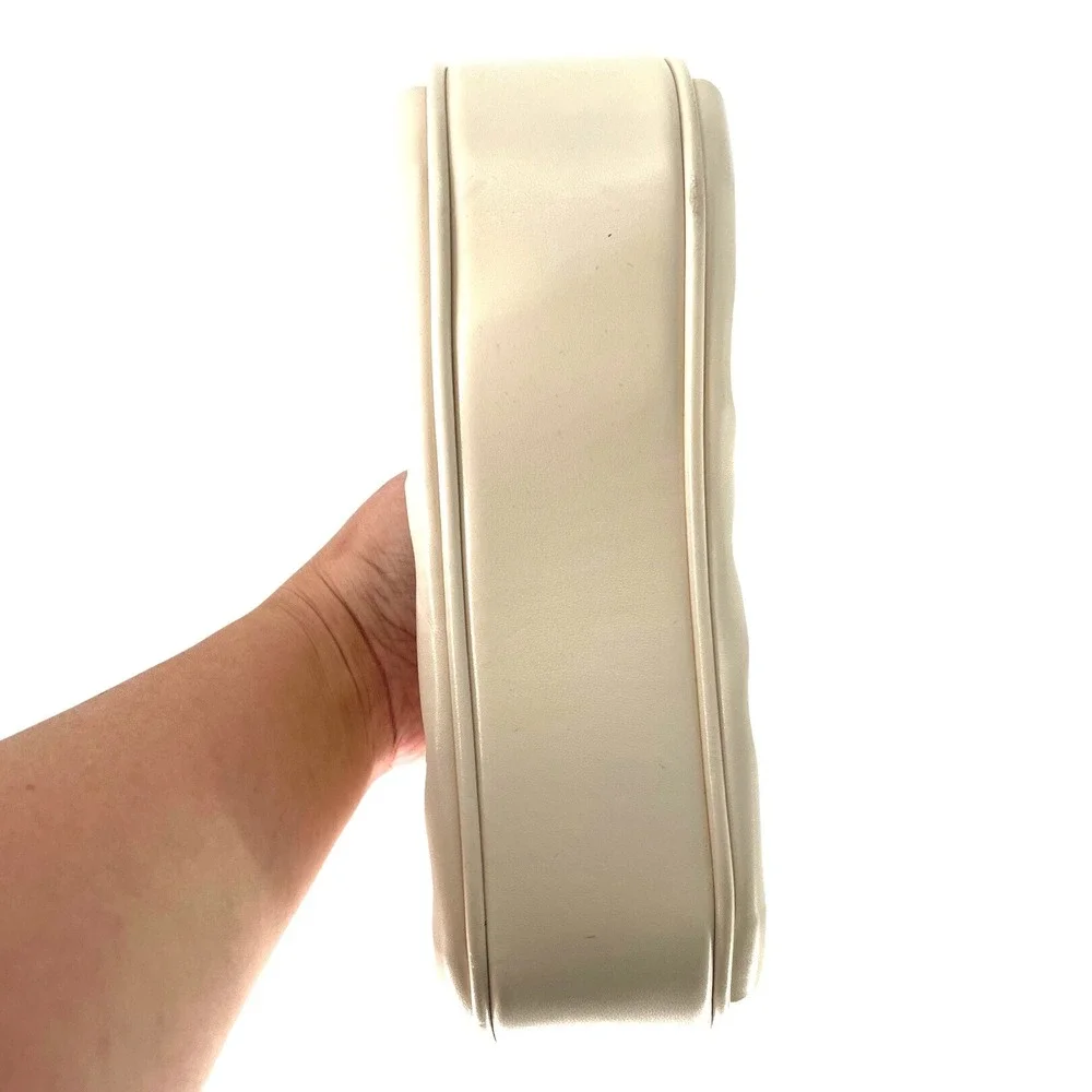 JW‎ PEI Gabbi Ruched Hobo Handbag Ivory Vegan Leather Small Hobo Bag Like New